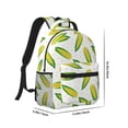 thumbnail image 2 of Yiaed Corns Print School Backpack College Backpack Daypacks for Students High School Spacious and Durable Daypack for Work and Travel-One Size, 2 of 6