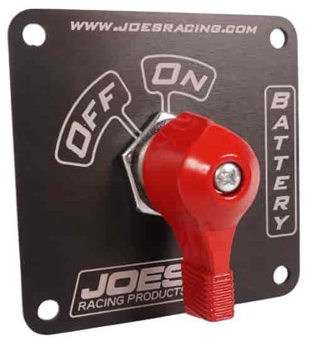 Joes Racing Products JOE46216 125 Amp 12V Battery Disconnect Rotary Switch with Panel Mount
