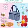 thumbnail image 4 of Wovilon Lunch Bag Lunch Box For Women Men Reusable Insulated Lunch Tote Bag,Leakproof Thermal Cooler Sack Food Handbags Case High Capacity Fortravel Work School Picnic, 4 of 5