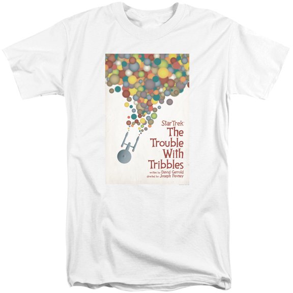 Star Trek Tos Episode 44 Adult Tall T-Shirt 18/1 T-Shirt White