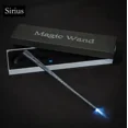 thumbnail image 1 of 2025 Varita mágica con luz LED de Harry Potter, Ron Dumbledore, Snape, Sirius, Hermione Voldemort, varitas mágicas ligeras, regalos de cosplay, juguetes de acción, 1 of 5