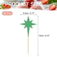 thumbnail image 2 of Uxcell Little Star Cupcake Toppers, Sparkle Star Cupcake Picks Birthday Cake Decoration Green 30, 2 of 7