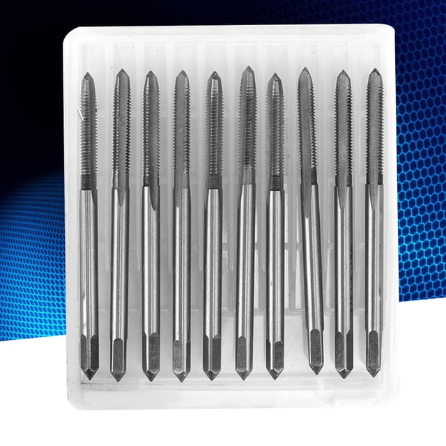 Macho de roscar para máquina, 10 piezas, rosca métrica, macho de roscar, eficiencia óptima