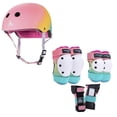 thumbnail image 3 of Triple Eight Roller Skating Combo Set - Pads & Helmet (Shaved Ice) (Helmet Size L/XL, Pads Size S), 3 of 6