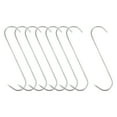 thumbnail image 1 of Uxcell 8.86" Meat Hooks, 0.16" Thick Stainless Steel S-Hook, Meat Processing Hanging 8Pack, 1 of 5