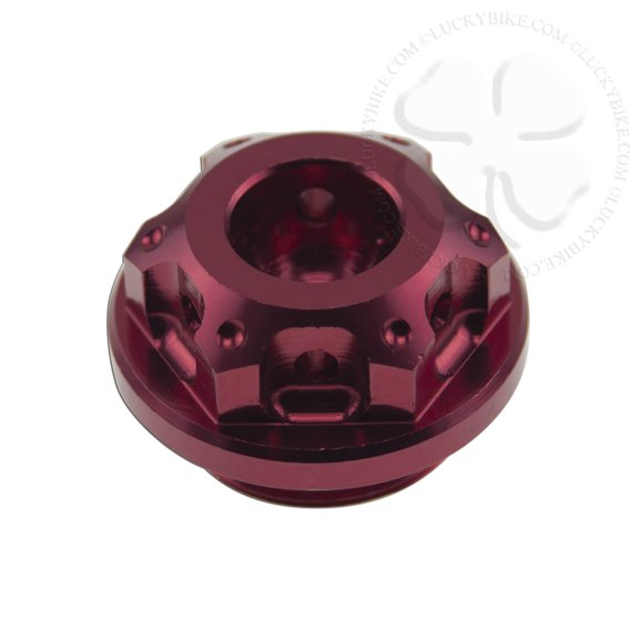CNC GP Engine Oil Cap Red For Kawasaki Ninja ZX EX Seal CNC Aluminum Filler Lid