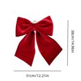 thumbnail image 3 of Christmas Home Decor, Claret Christmas Bow Decoration, Christmas Party Decorations, Christmas Bow, for Xmas Tree, Home, Party, Holiday Christmas Decorations, 3 of 6