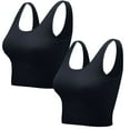 thumbnail image 2 of Fankiway 2 Pcs Blouse Sans Manches Aguichant à Col Rond pour Femmes Été Mode Yoga tops, 2 of 6