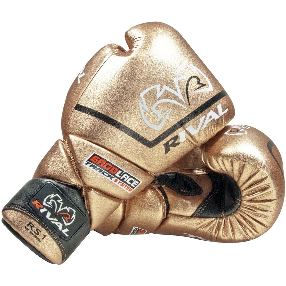 Rival RS1Pro Ergo Lace Track System LaceUp Sparring Boxing Gloves