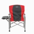 thumbnail image 1 of Kamp-Rite Chaise de Camping pour Directeur Portable avec Table et Porte-Gobelet, Rouge/noir, 1 of 3