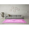 thumbnail image 3 of Ahgly Company Indoor Rectangle Medallion Pink Traditional Area Rugs, 5' x 8', 3 of 4