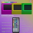thumbnail image 3 of Luces LED de 20 m Luces Rgb Bluetooth Luces de cinta LED con sincronización de música remota de 44 teclas Tira de humor LED que cambia de color (hy), 3 of 5