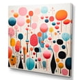 thumbnail image 2 of Designart "Playful Patterns Mid Century Pink Delight I" Mid-century Wall Decor, 2 of 5