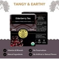 thumbnail image 2 of Buddha Teas - Organic Elderberry - Herbal Tea - For Health & Wellbeing - With Antioxidants & Minerals - Clean Ingredients - Caffeine Free - 100% Kosher & Non-GMO - 18 Tea Bags (Pack of 1), 2 of 5