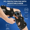thumbnail image 6 of Nvorliy Knee Brace for Functional Posterior Cruciate Ligament (PCL) Recovery Stabilization, Adjustable Medical Post-Op Orthosis for Post-Surgery Support, Women and Men (Left, Large), 6 of 7