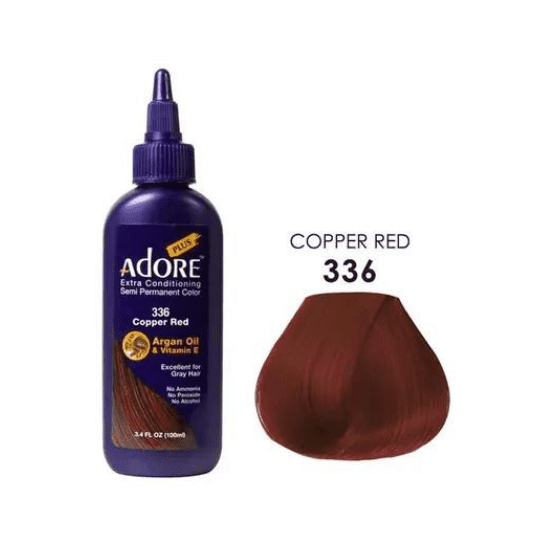 Adore Plus Semi-Permanent Hair Color [#336 Copper Red] 3.4oz