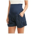 thumbnail image 2 of Whoa, Wait Maternity Tensel Utility Shor, 2 of 3