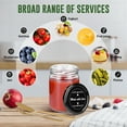 thumbnail image 6 of SOONTRANS Mason Jars 8oz, 12 Pack Regular Mouth Glass Jars With Lid Salad Jars with Stickers Canning Jars, Condiment Pots Pickling Home Decor Overnight Oats Fruit Preserves Jam Jelly Food Relishes, 6 of 6