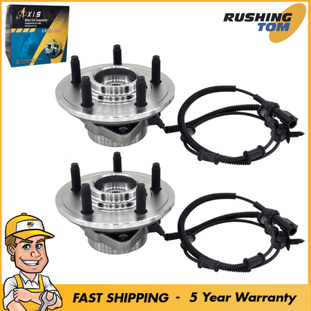 Ford Windstar Wheel Bearing - Front Wheel Bearing Hub Pair Fits 2005 Ford Explorer Mercury Mountaineer w/ ABS