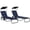 Dark Blue, variant on Extra Wide Folding Camping Cot for Two Adults, 50 Portable Outdoor Sleeping Cot with Carry Bag, Elevated Camping Bed for Beach Hiking, Grey Steel Frame