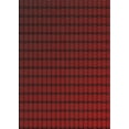 thumbnail image 1 of Ahgly Company Indoor Rectangle Patterned Brown Red Novelty Area Rugs, 8' x 12', 1 of 6