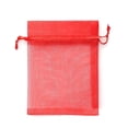 thumbnail image 1 of Riwesomey 50 paquete/lote bolsa de protección de frutas de malla multicolor con cierre de cordón bolsa a prueba de insectos bolsa de malla Jardín y Patio rojo 10*12 CM, 1 of 6