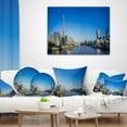 thumbnail image 4 of Designart London Panoramic Shot - Cityscape Photo Throw Pillow - 18x18, 4 of 5