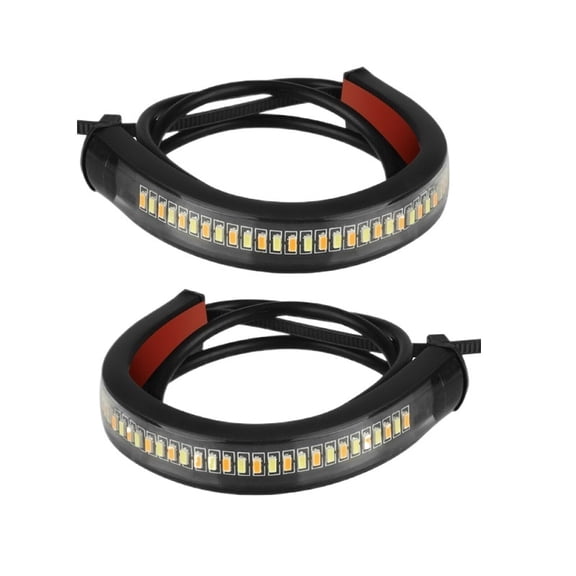 Universal 2pcs Motorcycle LED Turn Signal Lights For Harley Davidson Flashing blinker