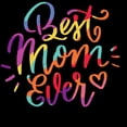thumbnail image 3 of CafePress - Best Mom Ever Colorful Pajamas - Women's Short Sleeve Print T-Shirt and Pants Dark Cotton Pajama Set, 3 of 7