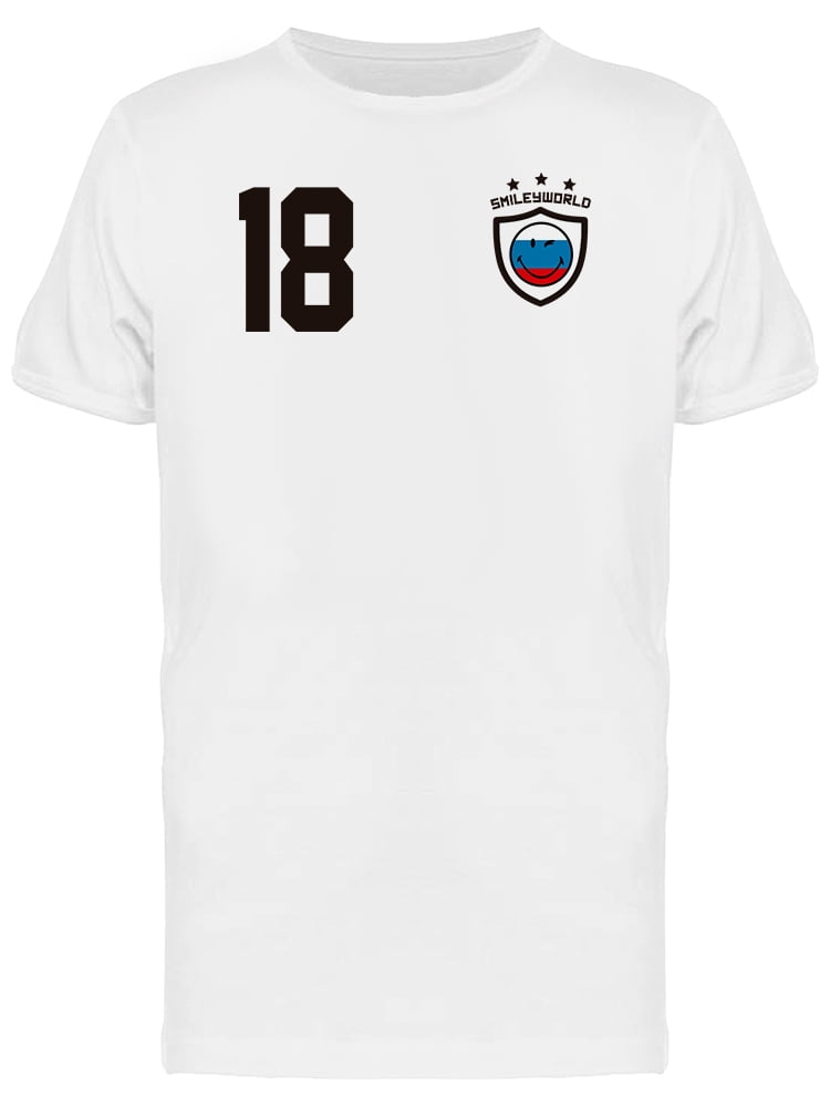 Team Russia International Soccer Men's WhiteClimalite Ultimate Tee S/S S-2XL 