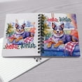 thumbnail image 4 of Watercolor Hello Winter Australian Cattle Dog Chill Christmas Welcome Spiral Bound Journal Heeler Lover Gifts 5x7in Spiral Notebook - 00016, 4 of 5
