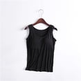 thumbnail image 2 of Ruyang Workout Tops Womens Tank Tops with Built in Bras Padded Basic Solid Summer Casual Tops Yoga Athletic Stretch Comfort Cami Shirts, 2 of 6