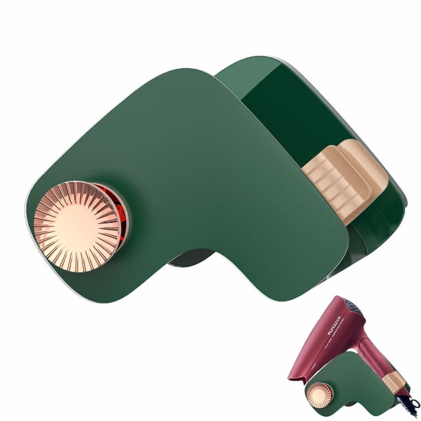 Soporte para secador de pelo montado en la pared, organizador de herramientas para el cabello autoadhesivo, soporte para secador de pelo MFZFUKR BST3059875-3