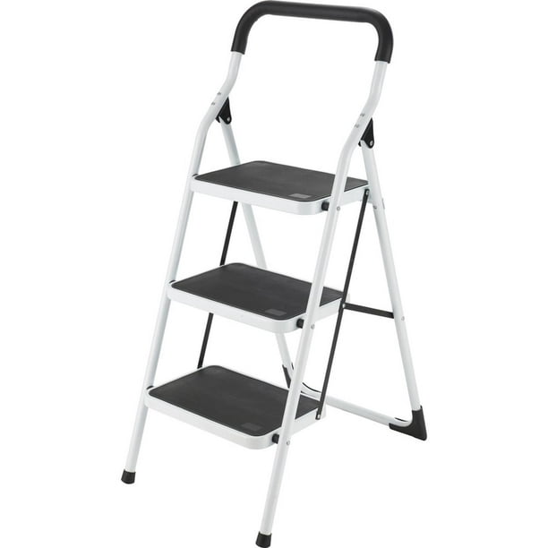 Escalera Tubular Plegable Surtek ETT3 Acero 3 Escalones