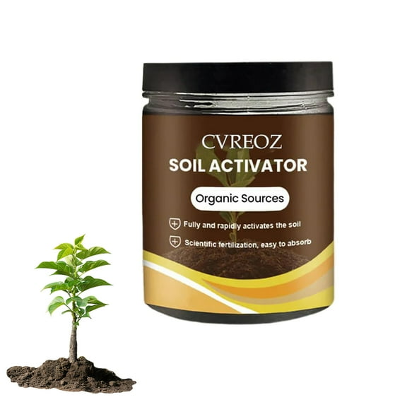 CVREOZ Soil Activator - Organic Soil Activator & Plant Fertilizer, Water Soluble Garden Booster, Natural Root Growth Enhancer,Improve Plant Growth Environment (1Pc)