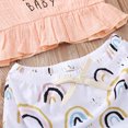 thumbnail image 4 of Vedolay Girls Shorts Sets 2 Piece Summer Summer Toddler Little Girl Clothes Set Halterneck Top with Short Outfit,Pink 9-12 Months, 4 of 5