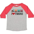thumbnail image 3 of Inktastic I Love Trains Boys or Girls Toddler T-Shirt, 3 of 5