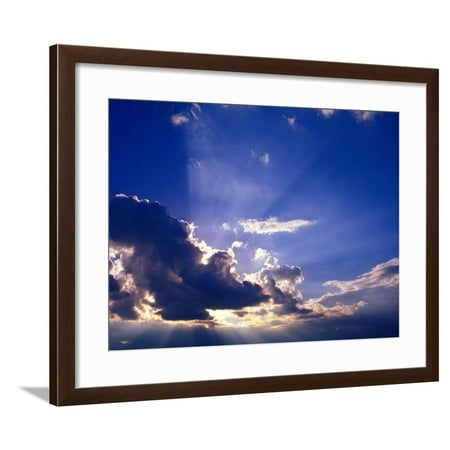 - Sunrays Burst Through the Clouds Framed Print Wall Art By Janis Miglavs