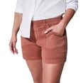 thumbnail image 1 of tasrioml Women's Cargo Shorts Pull on High Waist Stretchy Shorts Casual Slim Shorts with Pockets Summer Beach Outfit, 1 of 6