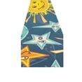 thumbnail image 2 of MKHERT Cute Moon Stars Table Runner for Kitchen Wedding Party Home Decor 14x72 inch, 2 of 4