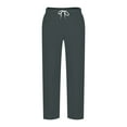 thumbnail image 3 of Viadha Sweatpants for Men Men's Solid Color Pocket Workwear Pantscasual Straight Leg Pants, 3 of 5