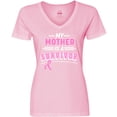 thumbnail image 3 of Inktastic My Mother is a Survivor Breast Cancer Awareness Women's V-Neck T-Shirt, 3 of 5