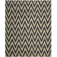 thumbnail image 2 of SAFAVIEH Organic Glanville Chevron Jute Area Rug, Blue/Natural, 9' x 12', 2 of 7
