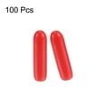 thumbnail image 2 of Uxcell Screw Thread Protectors Rubber End Cap Cover 1.5mm Red, 2 of 5