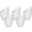 White, variant on NOGIS 5pcs Plastic Lamp Shade Replacement Floor Lamp Light Covers Inclined Horseshoe White Lamp Shade for Bedroom Living Room Floor Lamp Ceiling Fan Light Covers 42mm/1.65inch