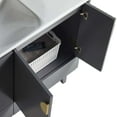 thumbnail image 3 of Venezian Collection - 48" Double Rock Gray Bathroom Vanity, - Brass Handles.&nbsp;, 3 of 9