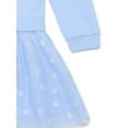 thumbnail image 3 of Wonder Nation Girls Sweatshirt Dress with Long Sleeves, Sizes 4-10, 3 of 3
