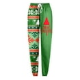 thumbnail image 5 of Sweatpants Women Casual Christmas Elastic Drawstring High Waist Attractive Pattern Printed Super Soft Lounge Yoga Pants, 5 of 6