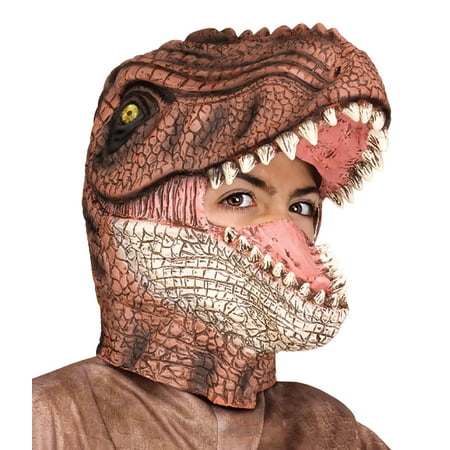 Deluxe Tyrannosaurus T-Rex Latex Full Mask Adult Halloween Costume Accessory