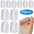 thumbnail image 1 of 2 Uds. Protectores Dedos Los Pies Resina Silicona Transpirable Elasticidad para El Cuidado, 1 of 6